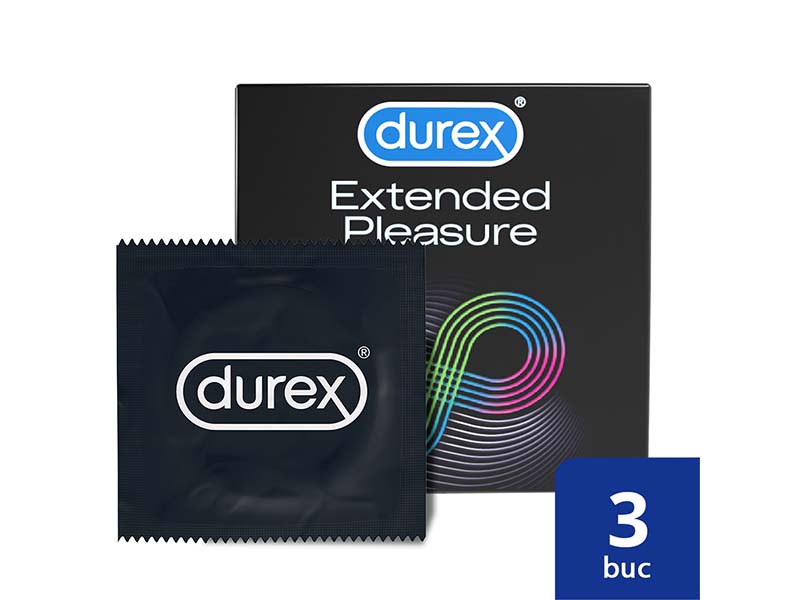 Durex Prezervative Extended Pleasure (5278278451340)