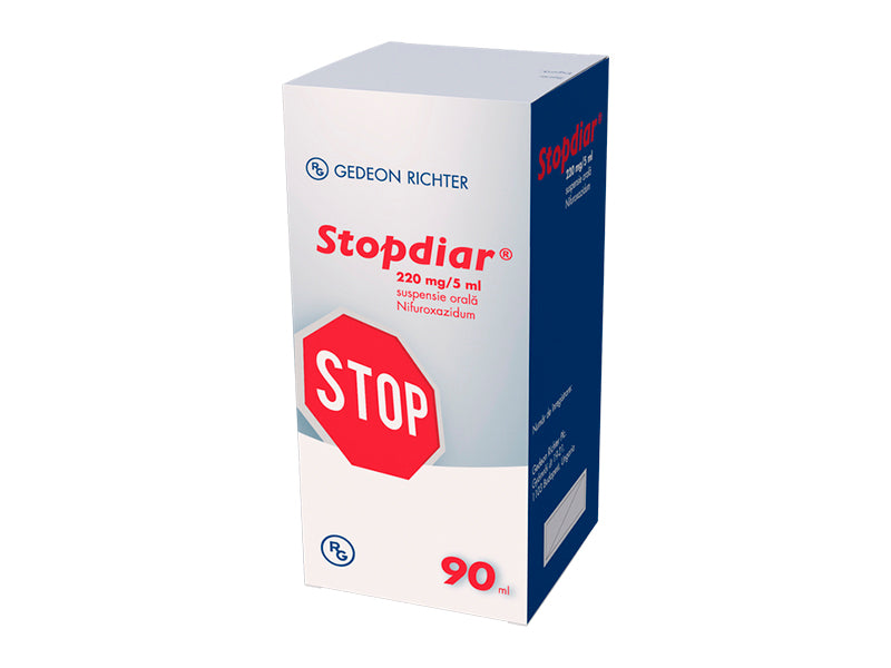 Stopdiar 220mg/5ml suspensie orala 90ml