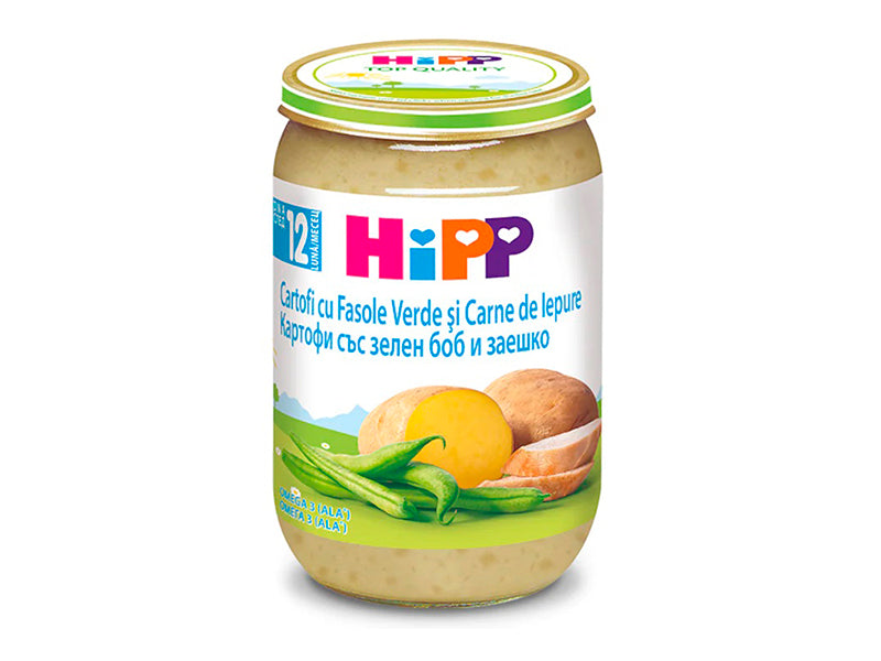 Hipp Pireu Cartofi Fasole Iepure