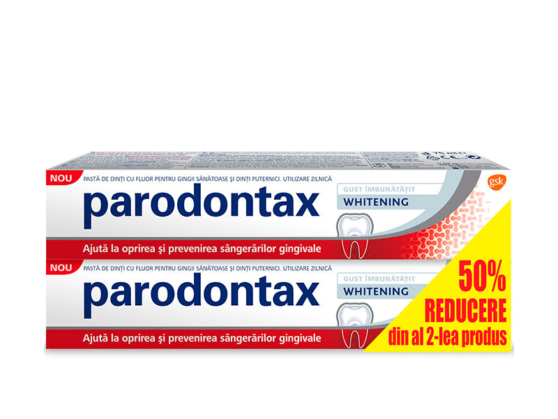 Parodontax Pasta de dinti Gentle White 75ml duo pack