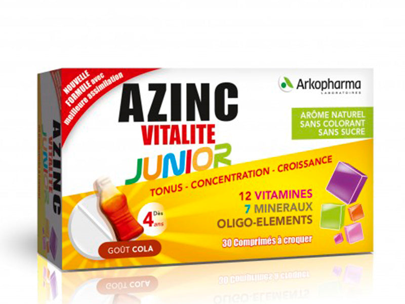Azinc Junior 26.3g Cola (multivitamine) (5278353784972)