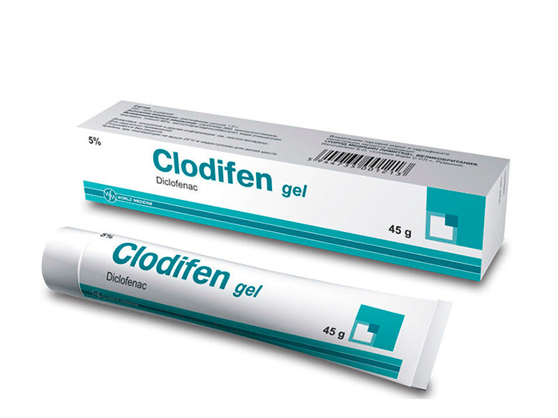 Clodifen 5% gel 45g