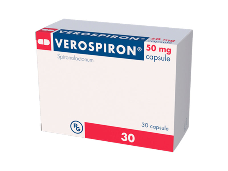 Верошпирон капсулы 50 мг.