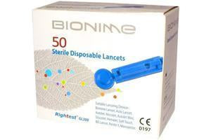 Bionime Lancete GL300 Rightest N50 (5278507991180)