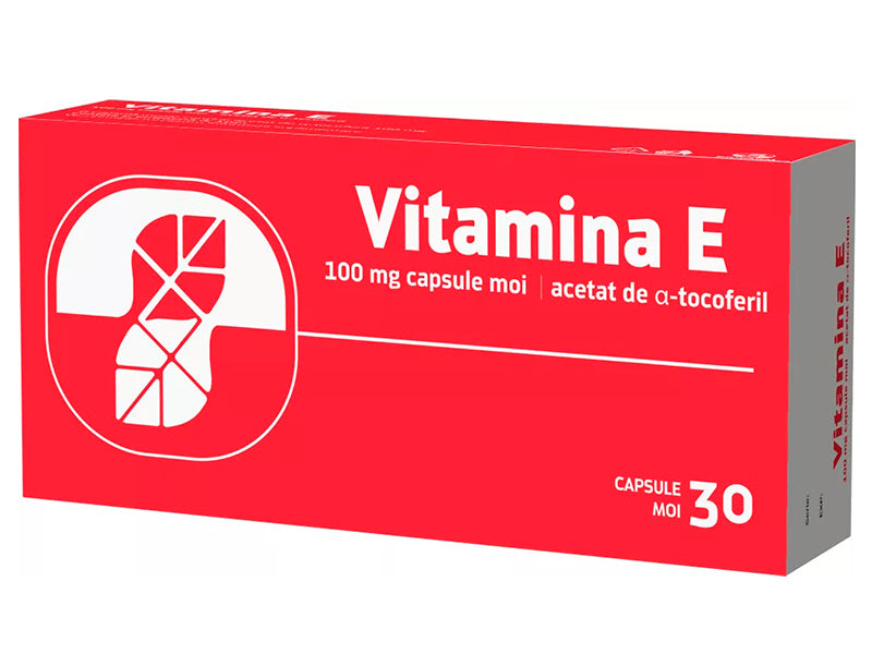 Капсулы с витамином Е 100 мг.