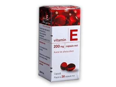 Vitamin E 200mg caps. (5260003999884)