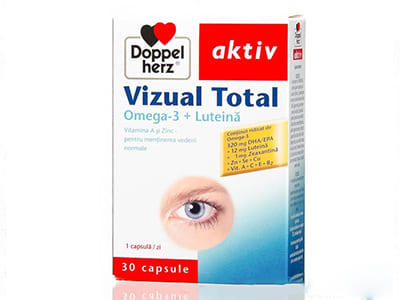 Doppelherz Vizual Total omega3+Luteina caps.