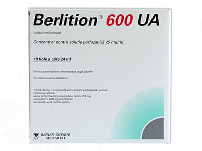 Berlithion 600UA conc./sol.perf.600mg/24ml