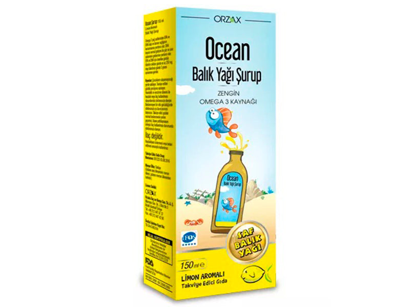 Сироп Ocean Omega 3 Лимон 150мл