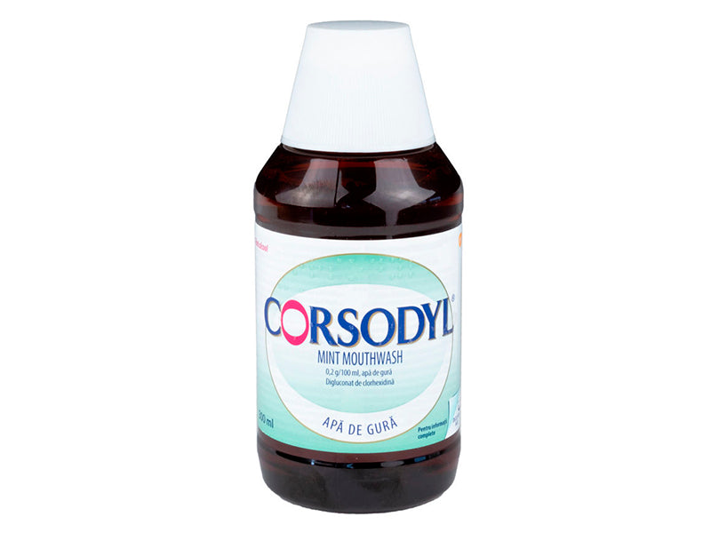Corsodyl 0.2% apa de gura mentolata 300ml
