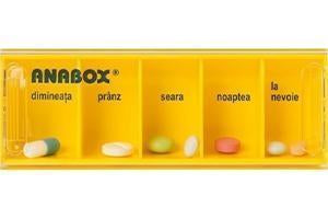 Organizator de medicamente saptaminal Anabox