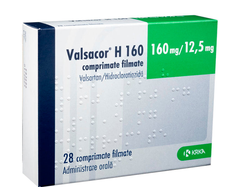 Valsacor H 160mg+12.5 comp.film.