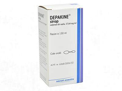 Depakine 57,64 mg/ml sirop 150ml (5260409340044)