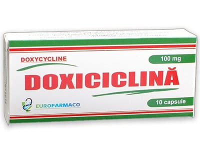 Doxycyclin 100mg caps.
