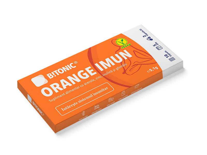 Bitonic Orange Imun caps.