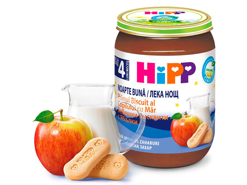 Hipp 5514 Piraeus Noapte Buna Первое печенье для малышей с яблоком (4 месяца) 190г