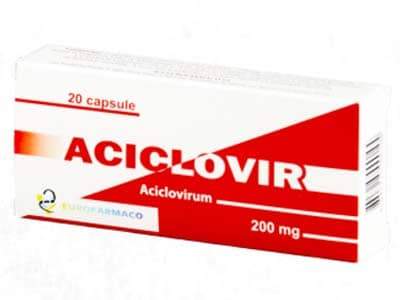 Aciclovir 200mg caps. (Euvirox) (5066400530572)