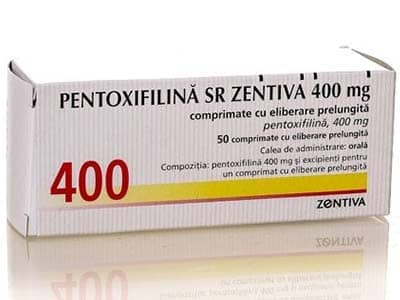 Pentoxifilin SR Zentiva 400mg comp.elib.prelung. (5066269982860)