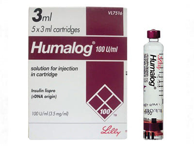 Humalog 100ui/ml cartus  3ml (Quick Pen)