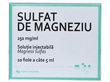 Magneziu sulfat 250mg/ml sol.inj. 5ml