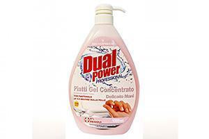 Dual Power Gel p/u spalat vase hipoalergenic cu dozator Delicate Hands 1L (5279977275532)