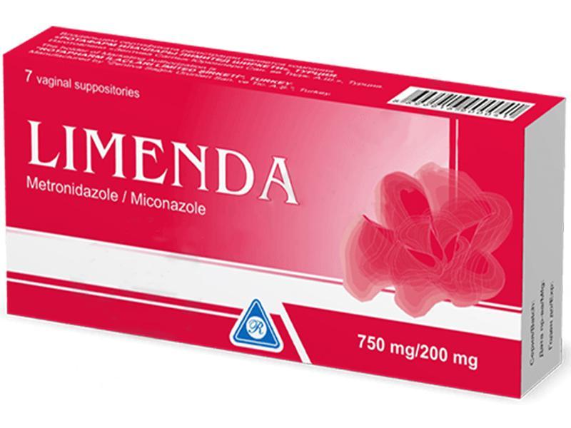 Limenda 750mg+200mg ovule
