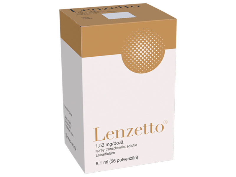 Lenzetto 1.53mg/doza spray transderm./sol. 8.1ml