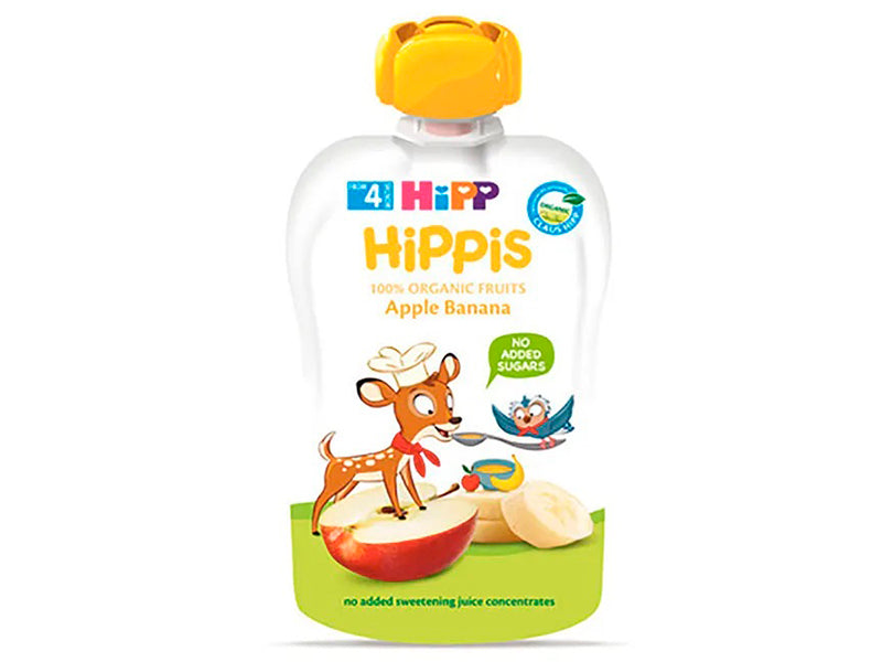 Hipp 8573 Surpriza din fructe Mar Banan 4 luni 100 g