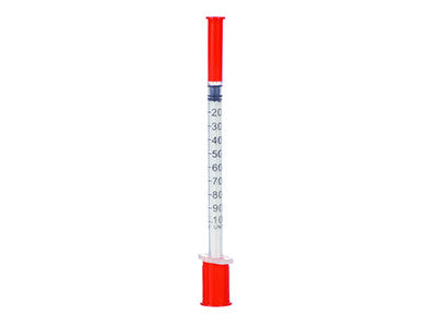 Seringa insulina 100U 1ml 29gx1/2 latex free