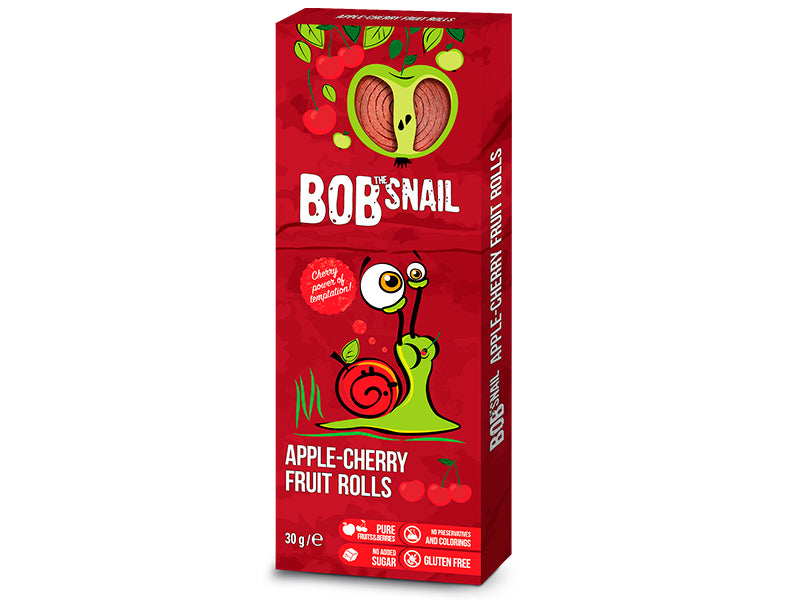 Конфеты вишнёво-яблочные Bob Snail 30гр
