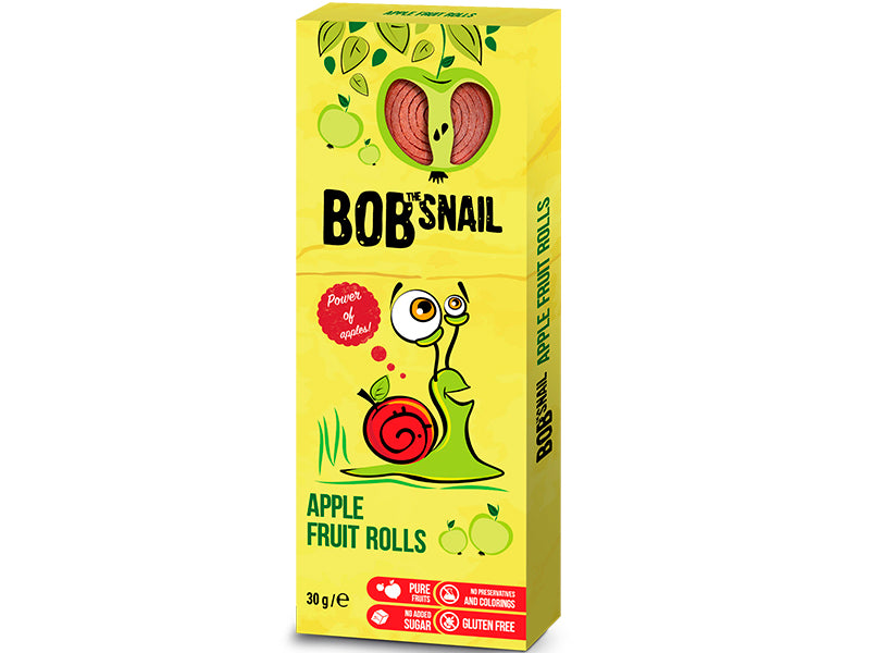 Конфеты Bob Snail яблочные 30гр