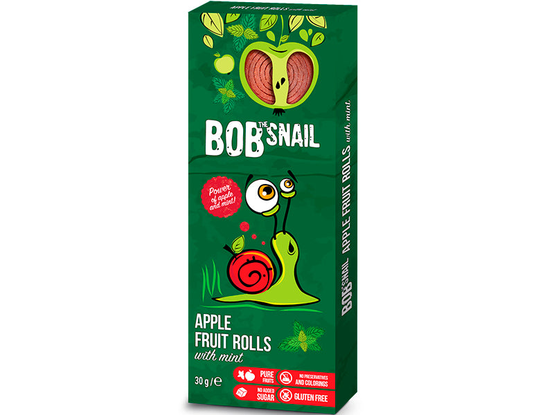 Конфеты мятно-яблочные Bob Snail 30гр