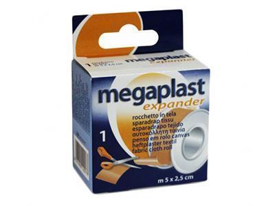 Emplastru Megaplast Expander textil bej 5mx2.5cm (5280147603596)