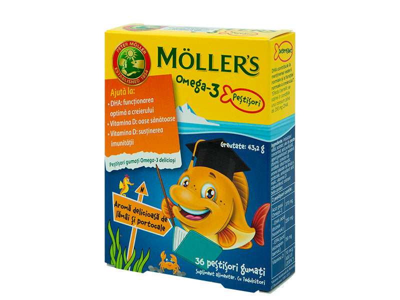 Moller's Omega-3 Fishes Orange jeleuri
