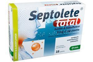 Septolete Total Lemon& Elderflower 3mg/1mg comp. (5066405150860)