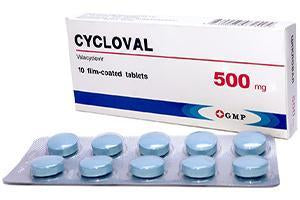 Cycloval 500mg comp. film. (Valtrex) (5280206782604)