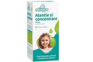 Alinan Atentie si concentrare sirop +1an 150ml (5280272711820)