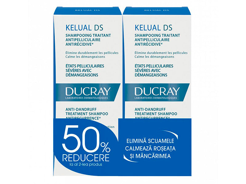 Ducray Shampoo Kelual DS 100мл 1+1 50%