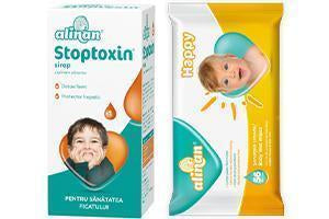 Alinan Stoptoxin sirop +1an 150mlAlinan Happy Baby serv. umede N56 Cadou (5280364691596)