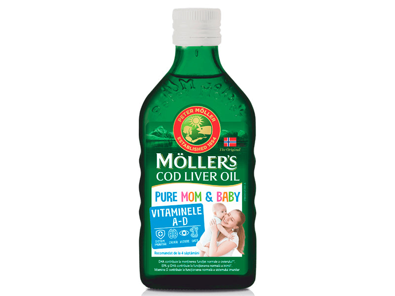 Moller's Cod Liver Oil Omega-3 Pure Mom&Baby 250ml
