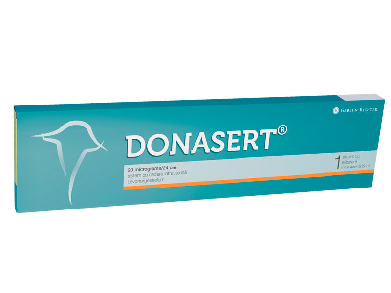 Donasert 20mcg/24ore sistem cu cedare intrauterina