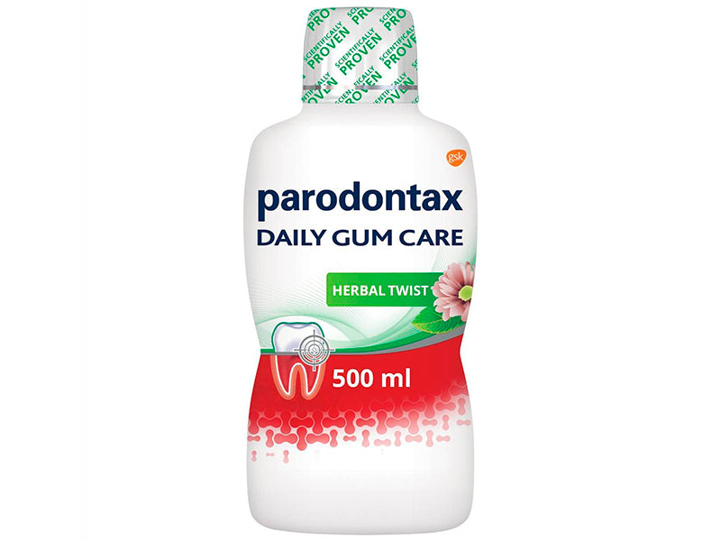Parodontax Apa de gura Daily Gum Care Herbal Twist 500ml