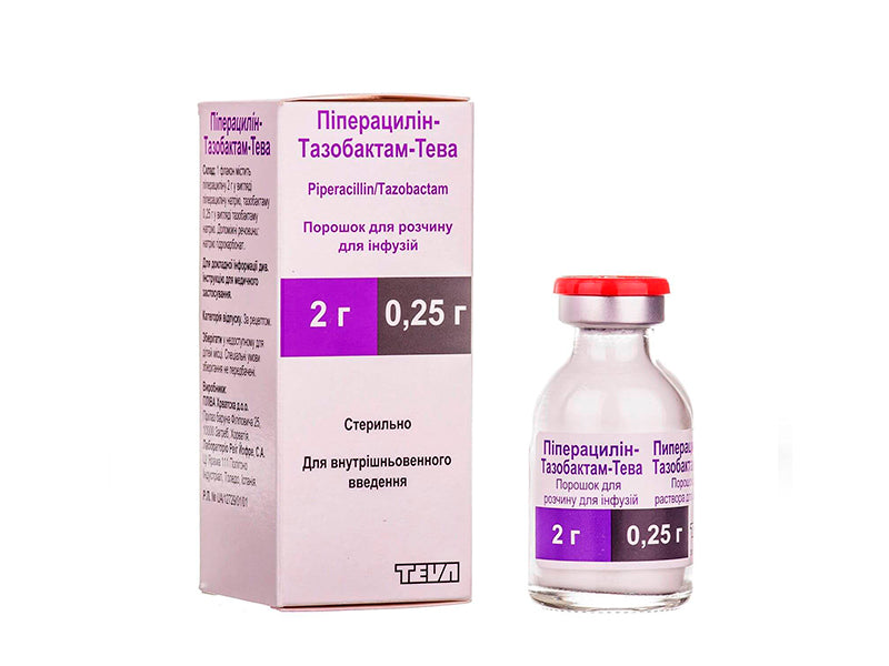 Piperacilin cu Tazobactam 2g+0.25g pulb./sol. inj./perf.