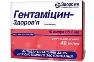 Gentamicin 40mg/ml sol.inj. 2ml (5066303111308)