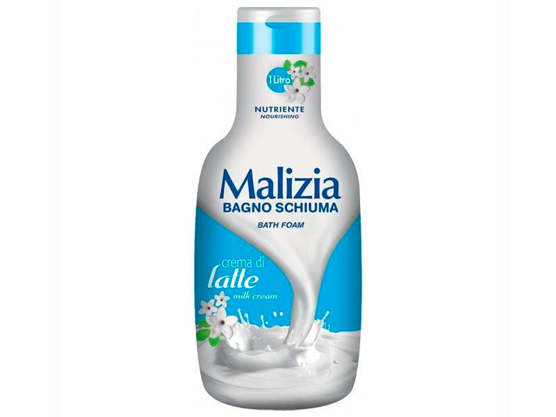 Гель для душа с молочным кремом Malizia 1л