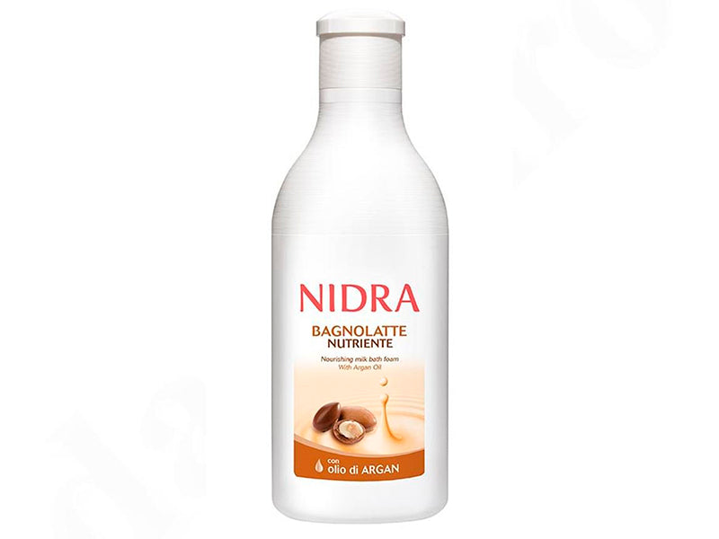 Nidra Питательная молочная пена для ванн с аргановым маслом 750мл