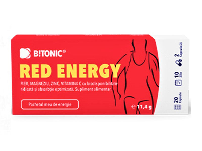 Bitonic Red Energy 9 Minerale caps.