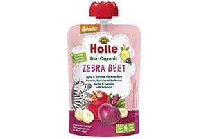 Holle Bio Organic piure Zebra Beet de mere, banane, sfecla (6 luni+) 100g