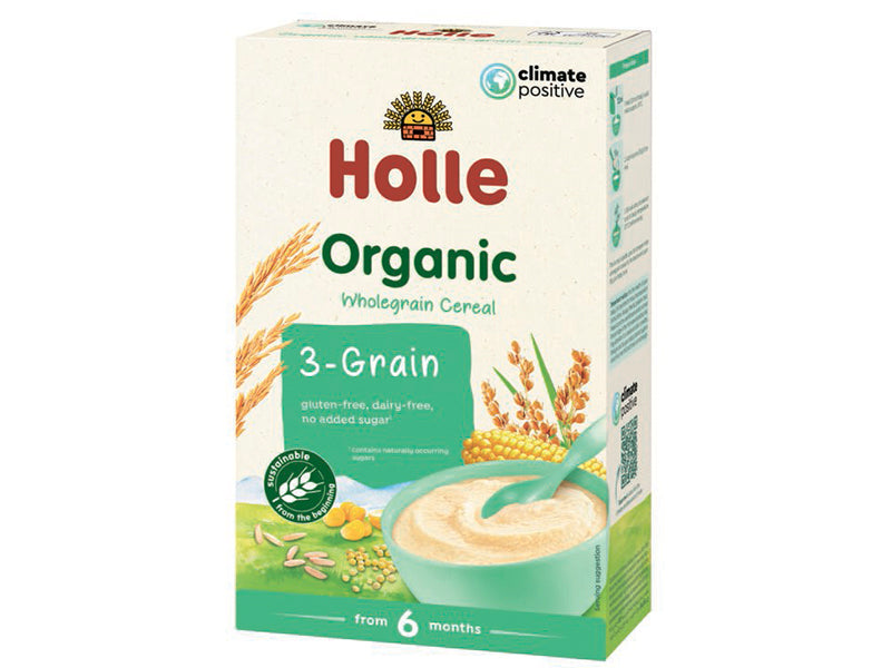 Holle Organic terci 3 cereale (6 luni+) 250g