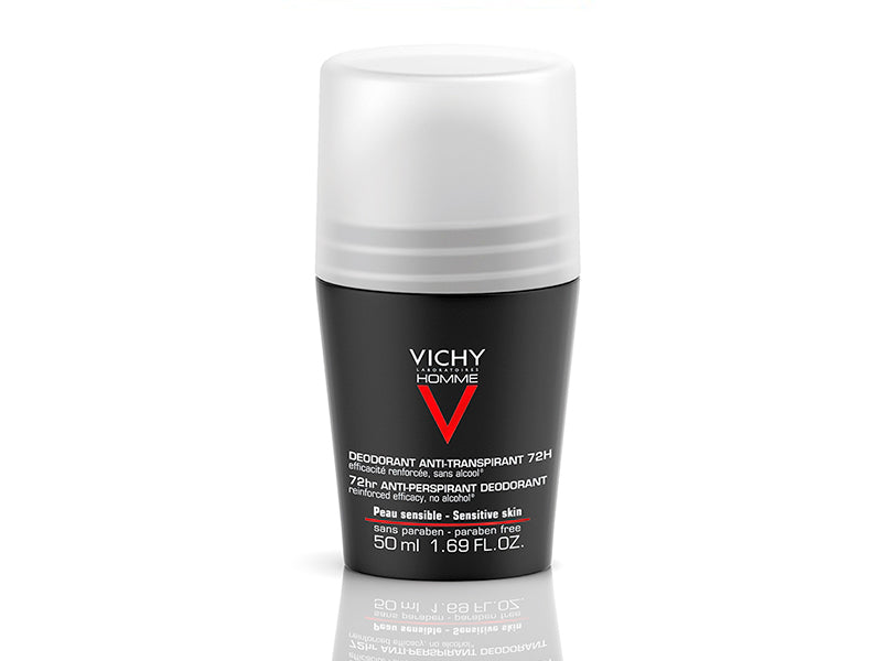 Дезодорант Vichy Roll-on ультрастойкий, эффективность 72 часа, 50 мл (для мужчин)